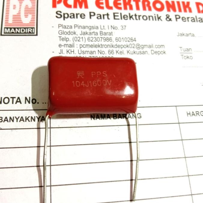 Milar 104J1600V 104J 1600V 104 J 1600 V 100nF 1.6KV pcmelektrob90 วางจําหน่ายแล้ว