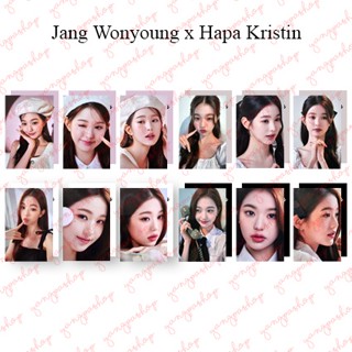 [พร้อมส่ง] พัดลมโฟโต้การ์ด Jang WONYOUNG X HAPA KRISTIN IVEE YANGPASHOP