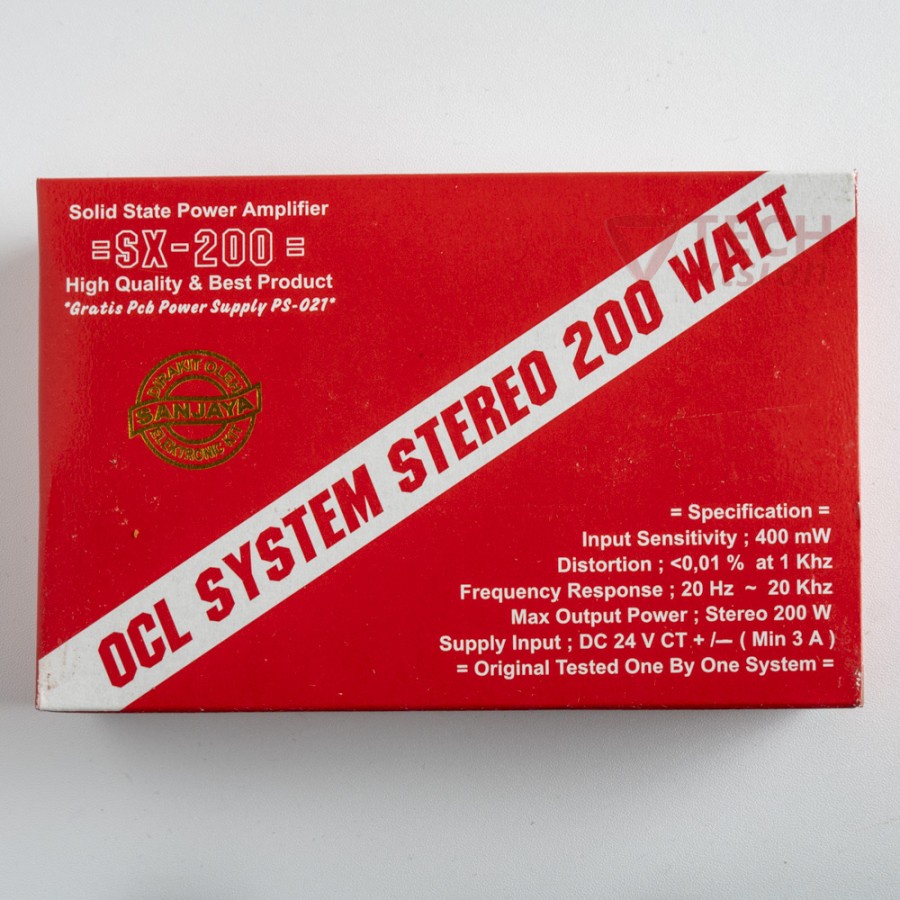 ชุด OCL เพาเวอร์แอมป์ SX-200 200w 200 วัตต์ sx200 Stereo BELL