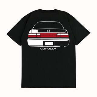 เสื้อยืด พิมพ์ลายโลโก้ TOYOTA COROLLA AE101 REAR HOLOGRAM สําหรับผู้ชาย