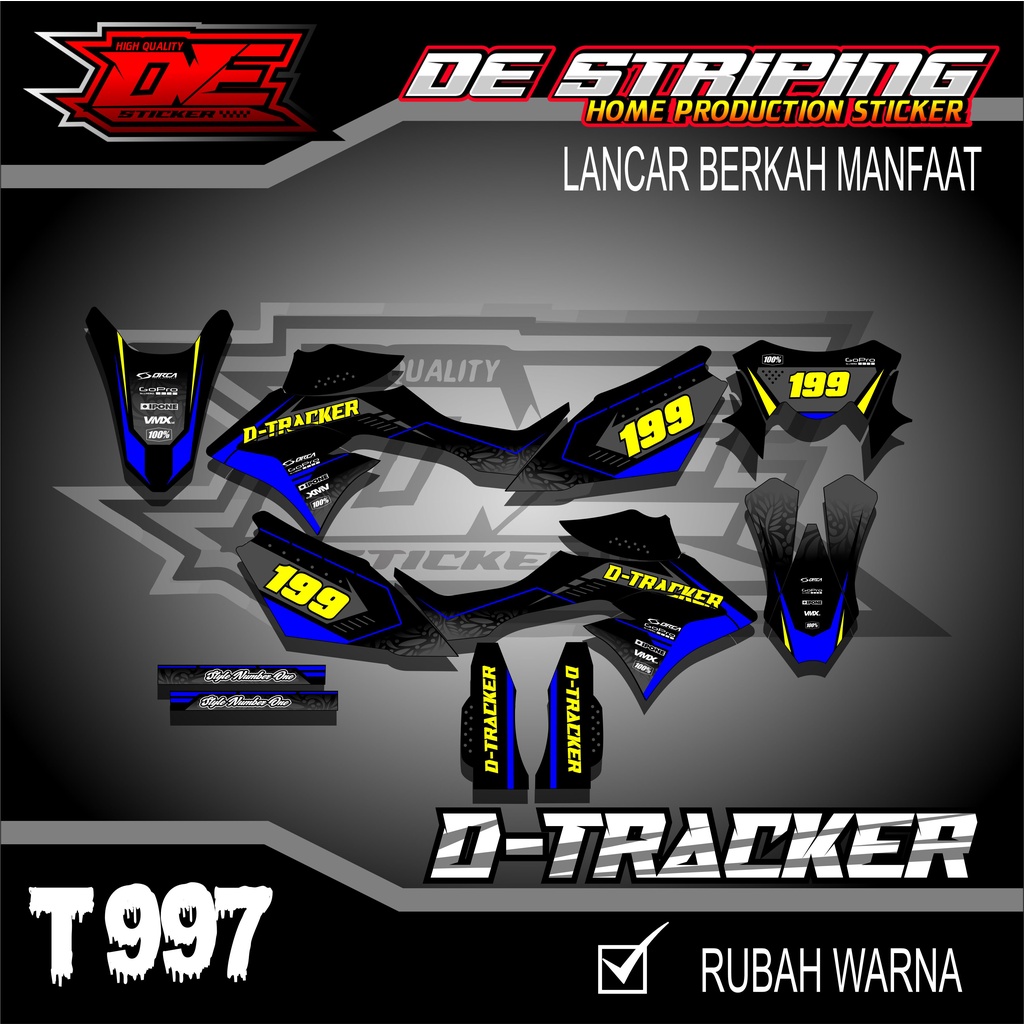 สติ๊กเกอร์ D-TRAKER สติ๊กเกอร์จุ่ม D-TRAKER DTX T997