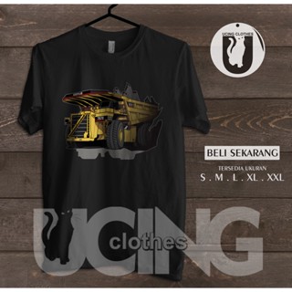 เสื้อยืด พิมพ์ลาย Caterpillar 797B สําหรับรถบรรทุก