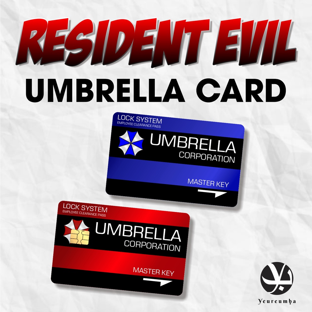 Resident Evil Skincard - สติ๊กเกอร์การ์ด Atm Skincard ร่ม Garskin SkinSticker Flazz E-toll Ktp