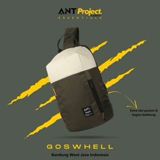 Ant PROJECT - กระเป๋าสะพายไหล่ GOSWELL Olive Comb สําหรับผู้ชาย