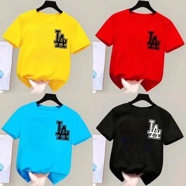 เสื้อยืดเด็ก& 39;s อายุ 2-16 ปี unisex LA เสื้อผ้าเด็กผู้ชาย/เด็กผู้หญิง, ท็อปส์ซูเด็ก& 39;s, เด็กวัยรุ่น& 39;s เสื้อผ้า