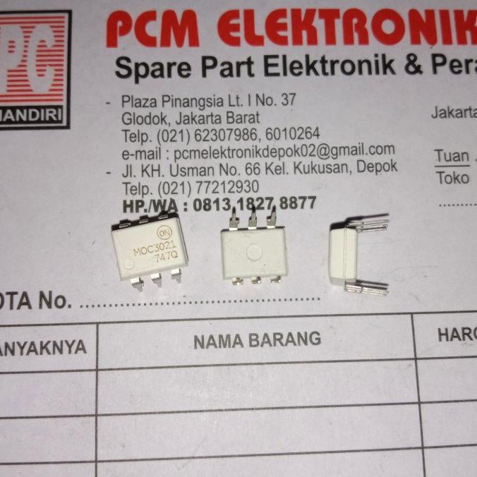 OPTOCOUPLER MOC3021 MOC 3021 DIP OPTO Coupler pcmelektrob90
