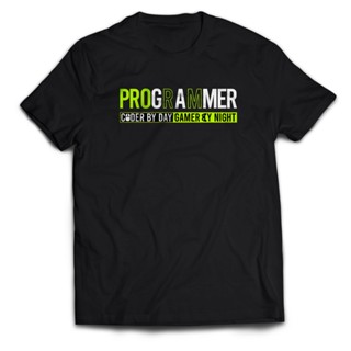 เสื้อยืด พิมพ์ลาย PROGRAMMER AND GAMER สําหรับผู้ชาย และผู้ใหญ่