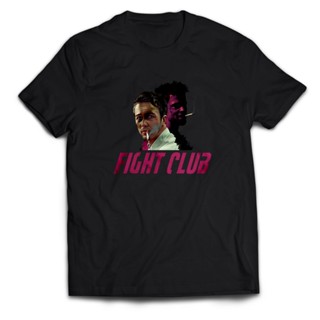 เสื้อยืด พิมพ์ลายฟิล์ม FIGHT CLUB สไตล์อินโดนีเซีย สําหรับผู้ชาย และผู้หญิง