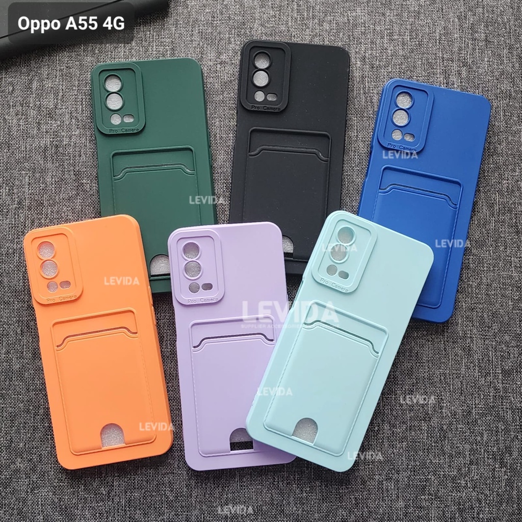 Oppo A55 4G Oppo Reno 5F Card Case Pro Camera Card Slot Case Oppo A55 4G Oppo Reno 5F