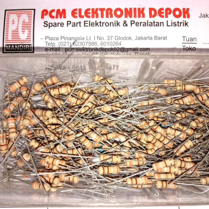 R 390ohm 390 โอห์ม 1/2w 1pax เนื้อหา 500 ชิ้น pcmelektrob90 Champion