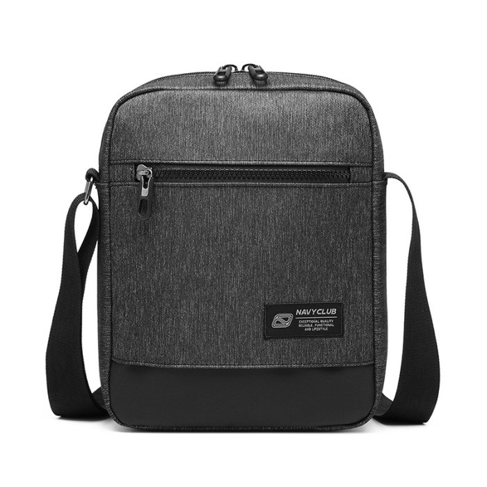 NAVY CLUB WATERPROOF TRAVEL SLING BAG MENS BAG กระเป๋าผู้หญิง IAE - สีเทา ใหม่ล่าสุด TRENDY U8W0