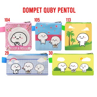 Quby กระเป๋าดินสอ กระเป๋าสตางค์ ของที่ระลึก ใส่หนังสือเดินทาง