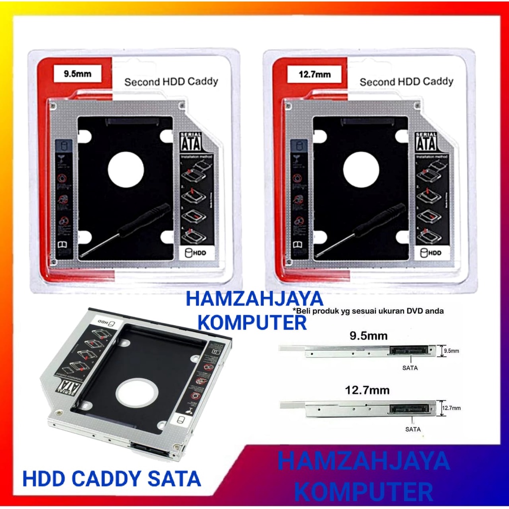 Ssd hdd caddy SATA 12.7MM MM CDROM HARD DRIVE BRACKET caddy 12.7MM SATA ssd/hdd