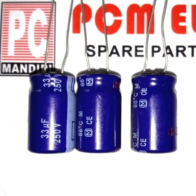 33 uf 250 v 33uf 250v Elco Capacitor PANASONIC MATSHITA Original pcmelektrob90 Lets Order