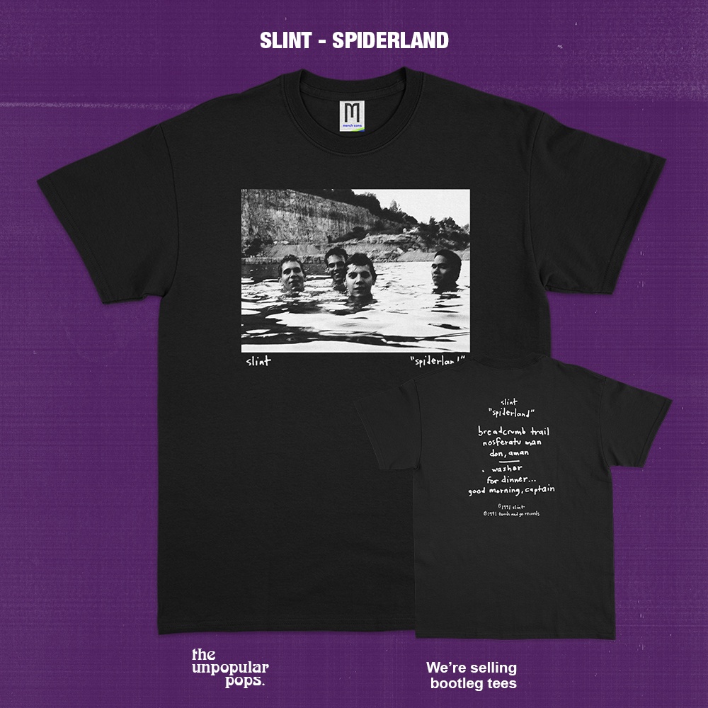 เสื้อยืดวงดนตรี Slint - Spiderland