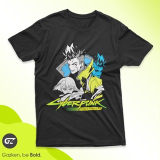 Gazken เสื้อยืด ลาย Cyberpuk Edge Runner 2077 David Darkside