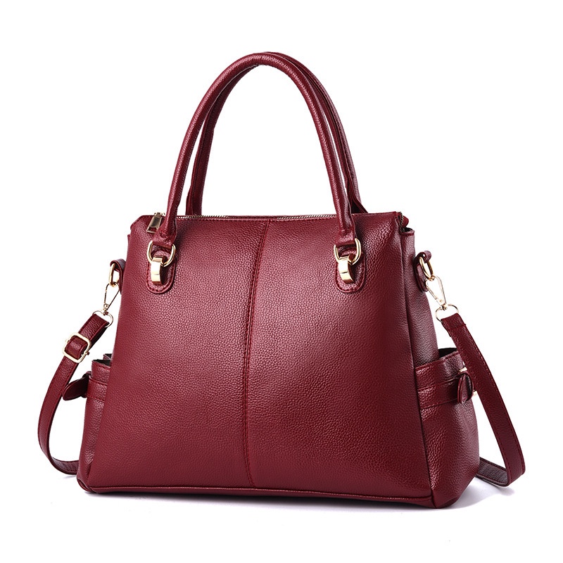 LADIESSTYLE - กระเป๋าผู้หญิง กระเป๋าสะพาย หนัง PU 34 Cm x 12 Cm x 27 Cm - 570 Grams [217]