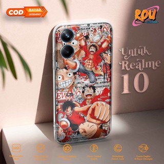 เคสโทรศัพท์มือถือแบบนิ่ม ใส ลายอะนิเมะ Rou Custom Hp สําหรับ Realme 10 4G 8 8 PRO 4G 8I 8 5G 9 4G 9 PRO+Rou [Anime Op]