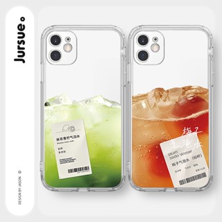 JURSUE เคสไอโฟน เคสซิลิโคนนุ่มกันกระแทกใสน่ารักตลก เคสโทรศัพท์ Compatible for iPhone 14 13 12 11 Pro Max SE 2020 X XR XS 8 7 Plus พลัส Y2980