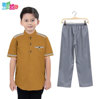 Ulikids ชุดเสื้อสูท ผ้าฝ้าย พรีเมี่ยม สําหรับเด็กผู้ชาย