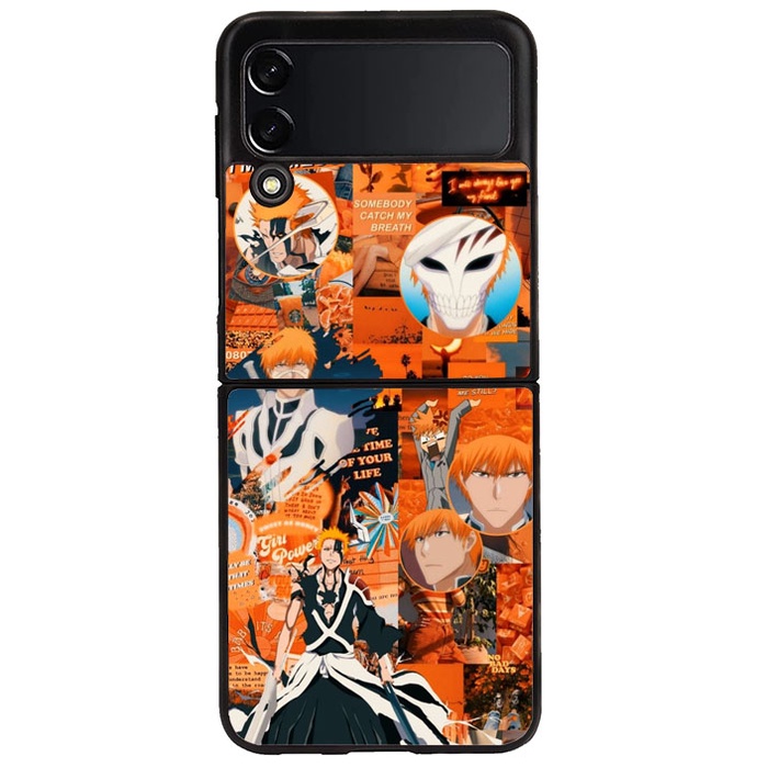เคส Samsung Galaxy Z Flip 3 4 Z พับ 3 4 Kurosaki Ichigo FLF0382