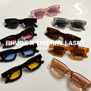 Hitam ห้องเก็บของหวาน | Rhude x Thierry Lasry "Rhevision" (กรอบหนา สีดํา แข็งแรง วินเทจ สกินนี่ มินิ โบลดี้ โรงรถ เกธ เซด โรลลินส์ แว่นตา สีส้ม เทาเข้ม ชมพู วินเซนต์ แอนเซลมา เรโทร คลาสสิก)