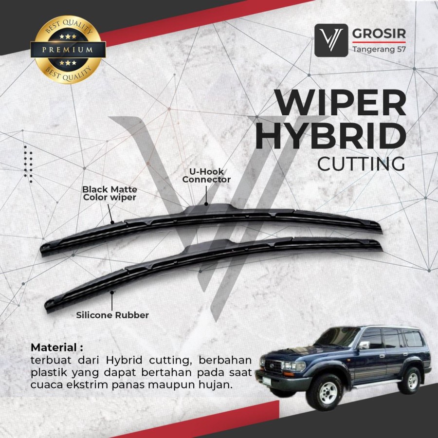 WIPER Landcruiser J80 1990-1997 HYBRID 2 ชิ้น