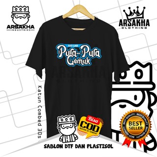 เสื้อยืด ผ้าฝ้าย พิมพ์ลาย Is Again Pura Gemuk Distro Combed 30S สําหรับผู้ชาย