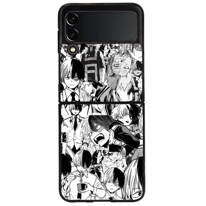เคส Samsung Galaxy Z Flip 3 4 Z พับ 3 4 BNHA Todoroki YK0030