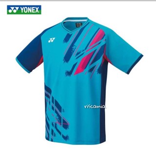 ใหม่ เสื้อกีฬาแบดมินตัน Yonex 2023 พิมพ์ลาย