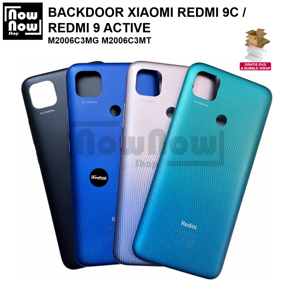 Backdoor Xiaomi Redmi 9C M2006C3MG M2006C3MT ปกหลัง Backcover กลับกรณีเปลี่ยนแผง