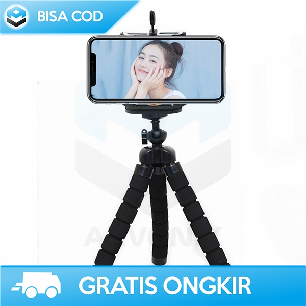 FLEXIBLE MINI TRIPOD OCTOPUS TRIPOD โดย COOLJIER สําหรับกล้องสมาร์ทโฟน