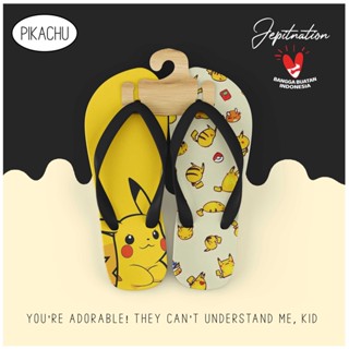 [Flip Flops] PIKACHU รองเท้าแตะฟองน้ํา ลําลอง เหมาะกับเดินชายหาด สําหรับผู้หญิง ผู้ใหญ่