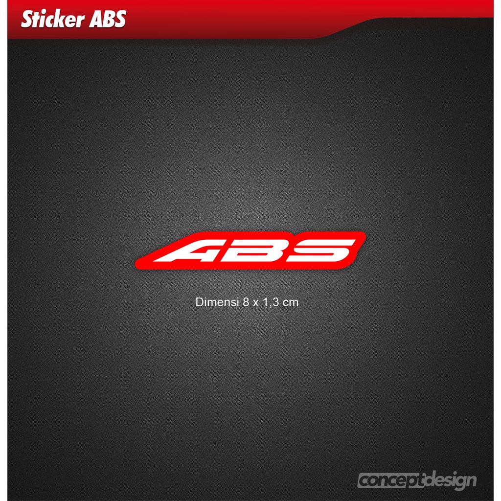สติกเกอร์ Abs พิมพ์ลาย