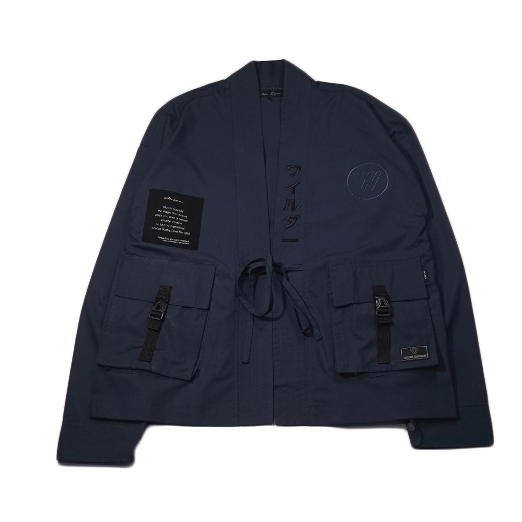 WILDER Kitaro กิโมโน สีกรมท่า