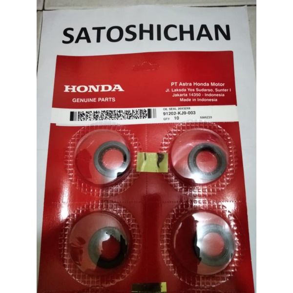 ซีลดึงราคา 1 ชิ้น Beat F1/อัตโนมัติเต็มรูปแบบ Honda 91202-KJ9-003 Original AMM