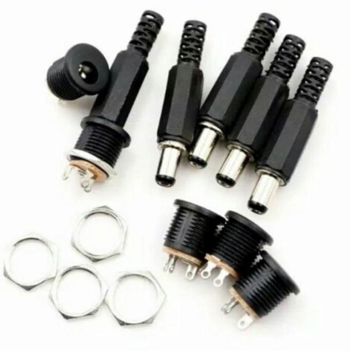 DC Jack DC SOCKET DC Connector คู่ชาย Femele DC Connector pcmelektrob90 คุณภาพ