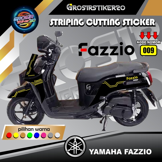 Yamaha FAZZZIO สติกเกอร์ตัด/YAMAHA FAZZIO Variation STRIPING/สติกเกอร์ตัดการเปลี่ยนแปลง