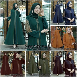 Gamis Abaya Dubai 825 ชุดเดรส ปักลาย สําหรับสตรีชาวมุสลิม