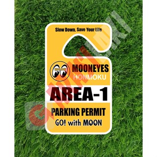 Mooneyas 5-park PERMIT ที่แขวนกระจกมองหลังรถยนต์