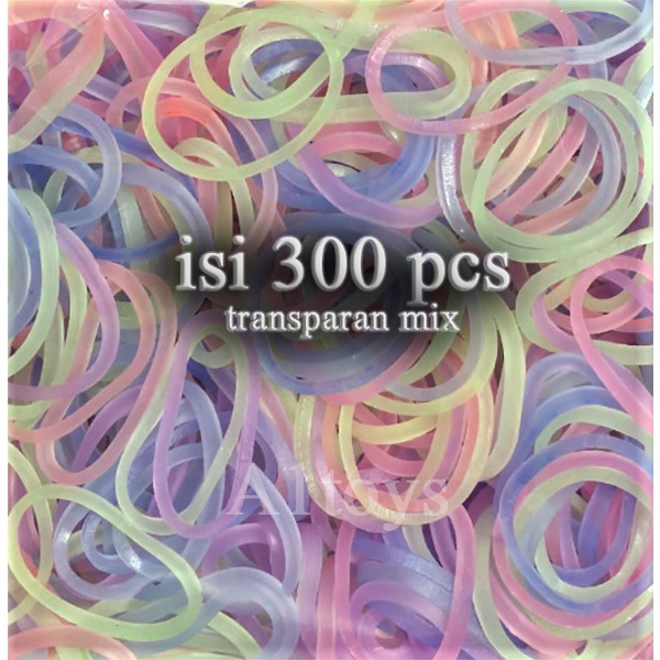 ยางรีฟิล Rainbowloom Loomband 300 ชิ้น