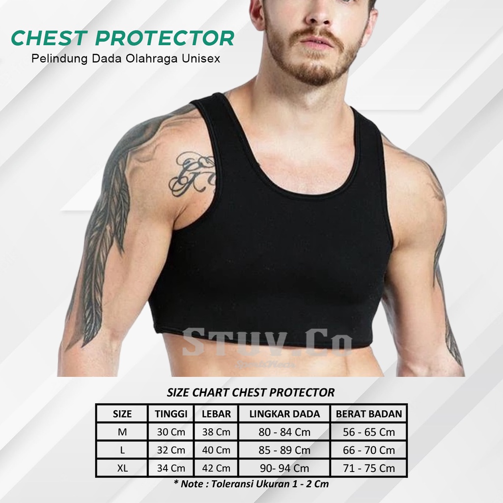 FOOTBALL VEST CHEST PROTECTOR SPORT BRA CHEST PROTECTOR สําหรับ FUTSAL FOOTBALL BASKETBALL UNISEX - รูปที่ 4