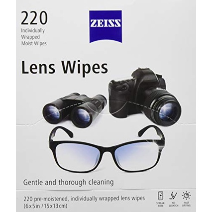220 ชิ้น ZEISS LENS CLEANING WIPE LENS Wipes