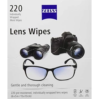 220 ชิ้น ZEISS LENS CLEANING WIPE LENS Wipes