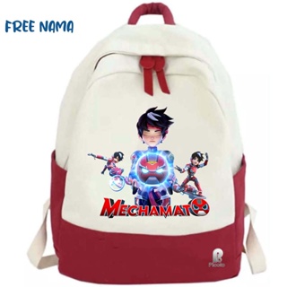 Mechamato กระเป๋าเป้สะพายหลัง ลายการ์ตูน UNISEX (ฟรีชื่อ)