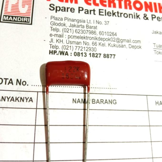 Milar 122K1600v 122k 1600v 122 1600 1.2nF 1.6kV pcmelektrob90 รับประกัน