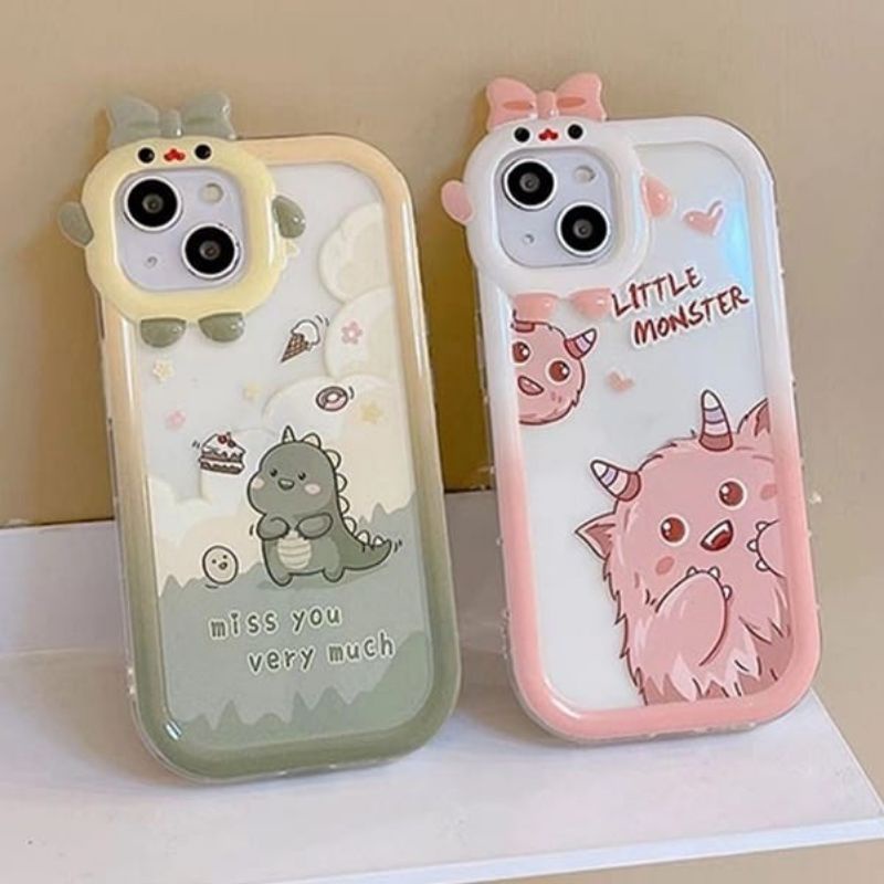 YKCS 058 SoftCase การ์ตูน Motif ไดโนเสาร์ Monster Pochacco VIV0 S1 Y16 Y19 Y22 Y35 Y75 T1 5g Y91C Y9