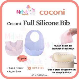 Coconi ผ้ากันเปื้อนซิลิโคน แบบบางพิเศษ สําหรับเด็ก