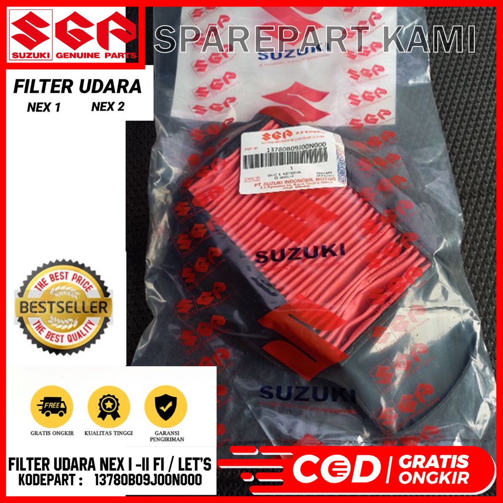 ไส้กรองอากาศ SUZUKI NEX 1- NEX 2-LETS-LETS QUALITY