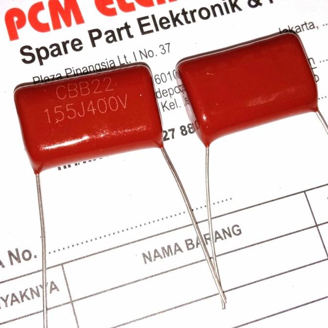 155J400V 155J 400V 155 400 1.5uF 1.5 UF Mylar Capacitor pcmelektrob90 ยอดนิยมมาก